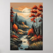 Gouden stilte door de weide poster (Voorkant)