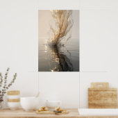 Gouden Stilte Poster (Keuken)
