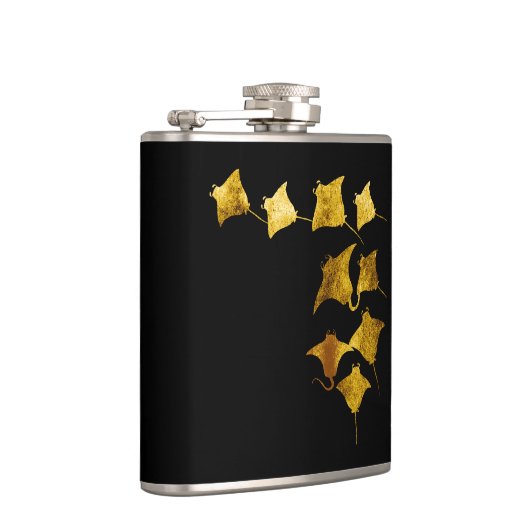 Gouden Stingrays Heupfles (Rechts)