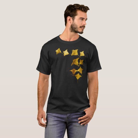 Gouden Stingrays T-shirt (Voorkant volledig)