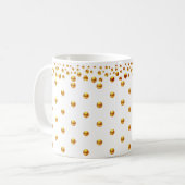 Gouden Stip Confetti Koffiemok (Voorkant links)