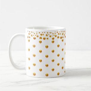Gouden Stip Confetti Koffiemok