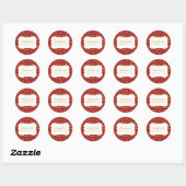 Gouden Stippen Afstudeersticker Ronde Sticker (Vel)