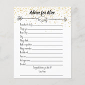 Gouden stippen Elegant afstuderen advies Wijsheids Flyer (Achterkant)