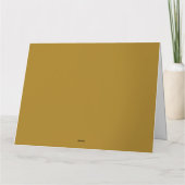 Gouden Stippen En Gouden Roos  Bedankkaart (Achterkant)