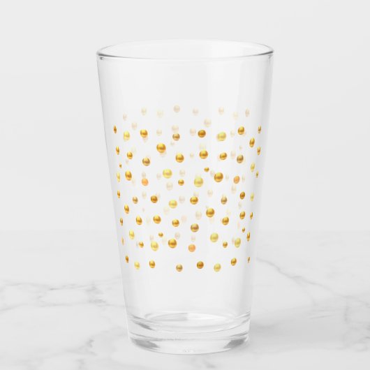 Gouden Stippen Glas (Voorkant)