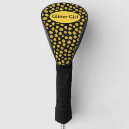 Gouden stippen Glitter Girl Laat je glamour fonkel Golfheadcover