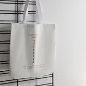 Gouden Stippen Minimalistische Eenvoudige QR Code Tote Bag