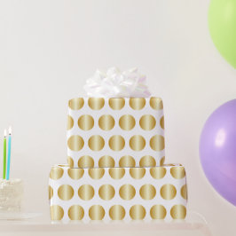 Gouden Stippen Ontwerp Cadeaupapier
