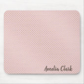 gouden stippen op een wazige roze muismat (Voorkant)