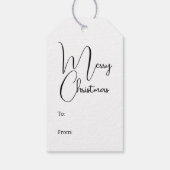 Gouden Stippen op rood Cadeaulabel (Achterkant)