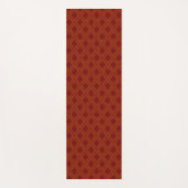 Gouden Stippen op rood Yogamat (Voorkant)