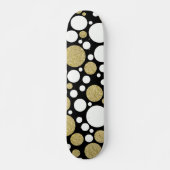 Gouden Stippenpatroon Persoonlijk Skateboard (Voorkant)