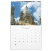 gouden stoepa Cambodja Kalender (Feb 2027)