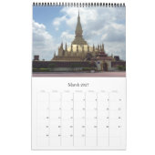gouden stoepa Cambodja Kalender (Mar 2027)
