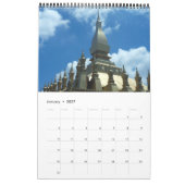 gouden stoepa Laos Kalender (Jan 2027)