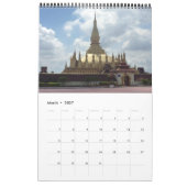 gouden stoepa Laos Kalender (Mar 2027)