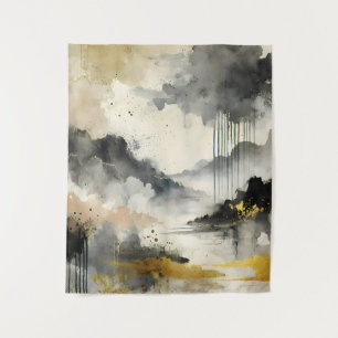 gouden Storm Wandkleed