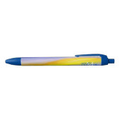 Gouden Straal Abstract Blauwe Inkt Pen (Bovenkant)