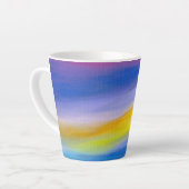 Gouden Straal Abstract Latte Mok (Linkerhoek)