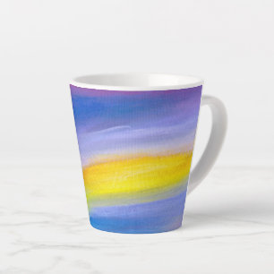 Gouden Straal Abstract Latte Mok