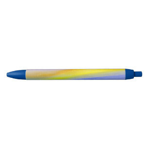 Gouden Straal Abstract Zwarte Inkt Pen