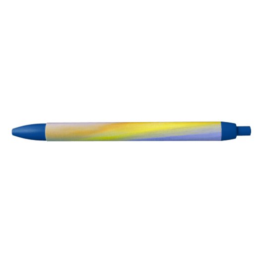Gouden Straal Abstract Zwarte Inkt Pen (Voorkant)