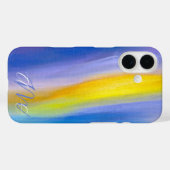 Gouden Straal Moderne Abstracte Kunst Case-Mate iPhone Case (Achterkant (horizontaal))