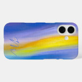 Gouden Straal Moderne Abstracte Kunst Case-Mate iPhone Case (Achterkant (horizontaal))