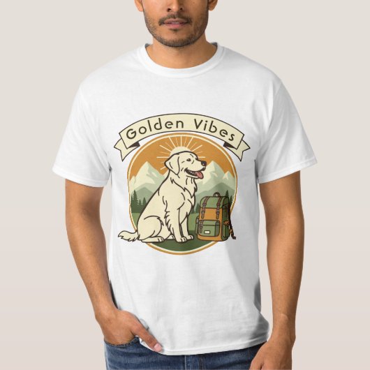 Gouden Stralen Retriever T-shirt (Voorkant)