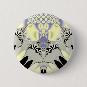 Gouden Stralen Ronde Button 5,7 Cm