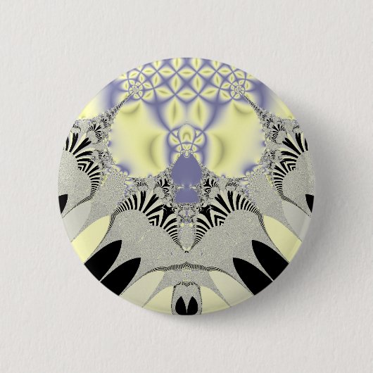 Gouden Stralen Ronde Button 5,7 Cm (Voorkant)