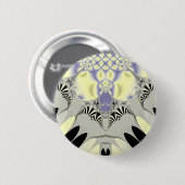 Gouden Stralen Ronde Button 5,7 Cm (Voorkant /achterkant)