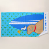 Gouden Stralende Badhanddoek (Voorkant)