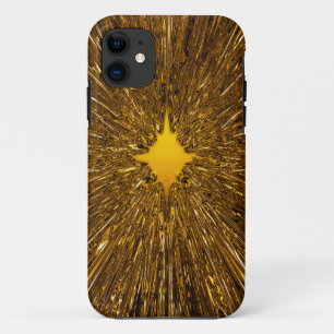 Gouden stralenpatroon Case-Mate iPhone case