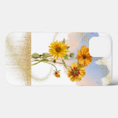 Gouden straling Case-Mate iPhone case (Achterkant (horizontaal))