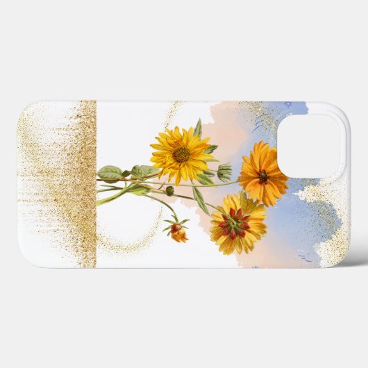 Gouden straling Case-Mate iPhone case (Achterkant (horizontaal))