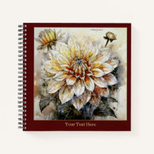 Gouden Straling: Waterverf Dahlia pinnata II 