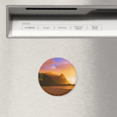 Gouden strand zonsondergang, Hawaï Magneet (Insitu (Vaatwasser))