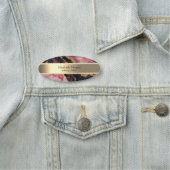 Gouden Streep, Parels Bourgogne Marmer Naamplaatje (In situ)