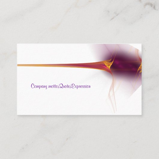 gouden streep visitekaartje (Achterkant)