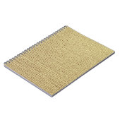 Gouden strepen: Abstracte  achtergrond Notitieboek (Linkerzijde)