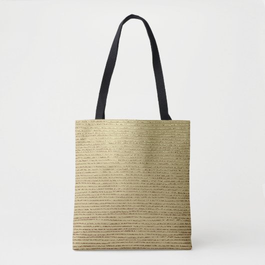 Gouden strepen: Abstracte  achtergrond Tote Bag (Voorkant)