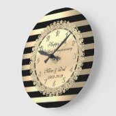 Gouden strepen,Bloemen 50ste huwelijksjubileum Grote Klok (Hoek)