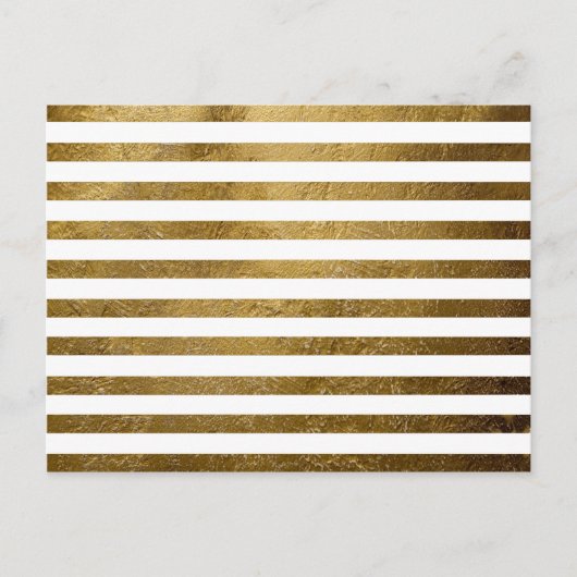 gouden strepen briefkaart (Voorkant)