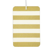Gouden strepen, witte strepen, gestreept patroon luchtverfrisser (Voorkant)