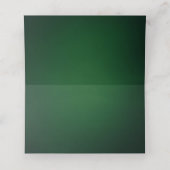 Gouden String Lights op Smaragdgroen Plaatskaartje (Binnenkant ongevouwen)