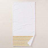 Gouden Stripe Badhanddoek (Badhanddoek)