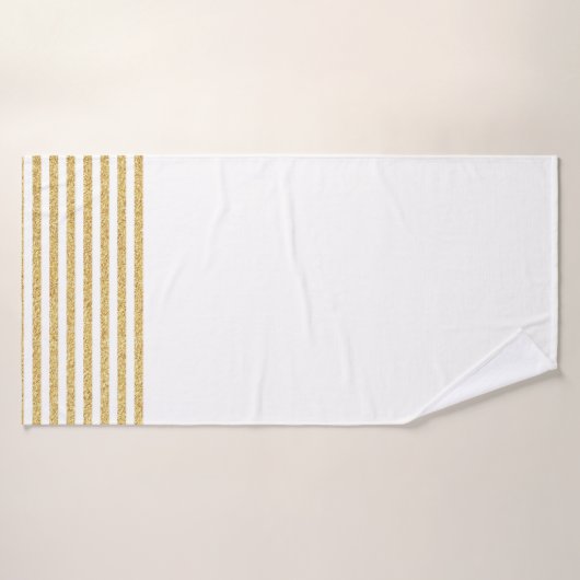 Gouden Stripe Badhanddoek (Badhanddoek)
