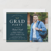 gouden strips wet foto afstudeerder partij kaart (Voorkant)